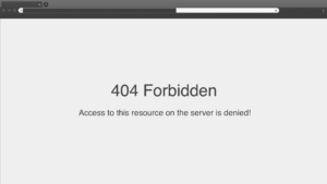 WordPress 403(Forbidden)って何？対処方法は？